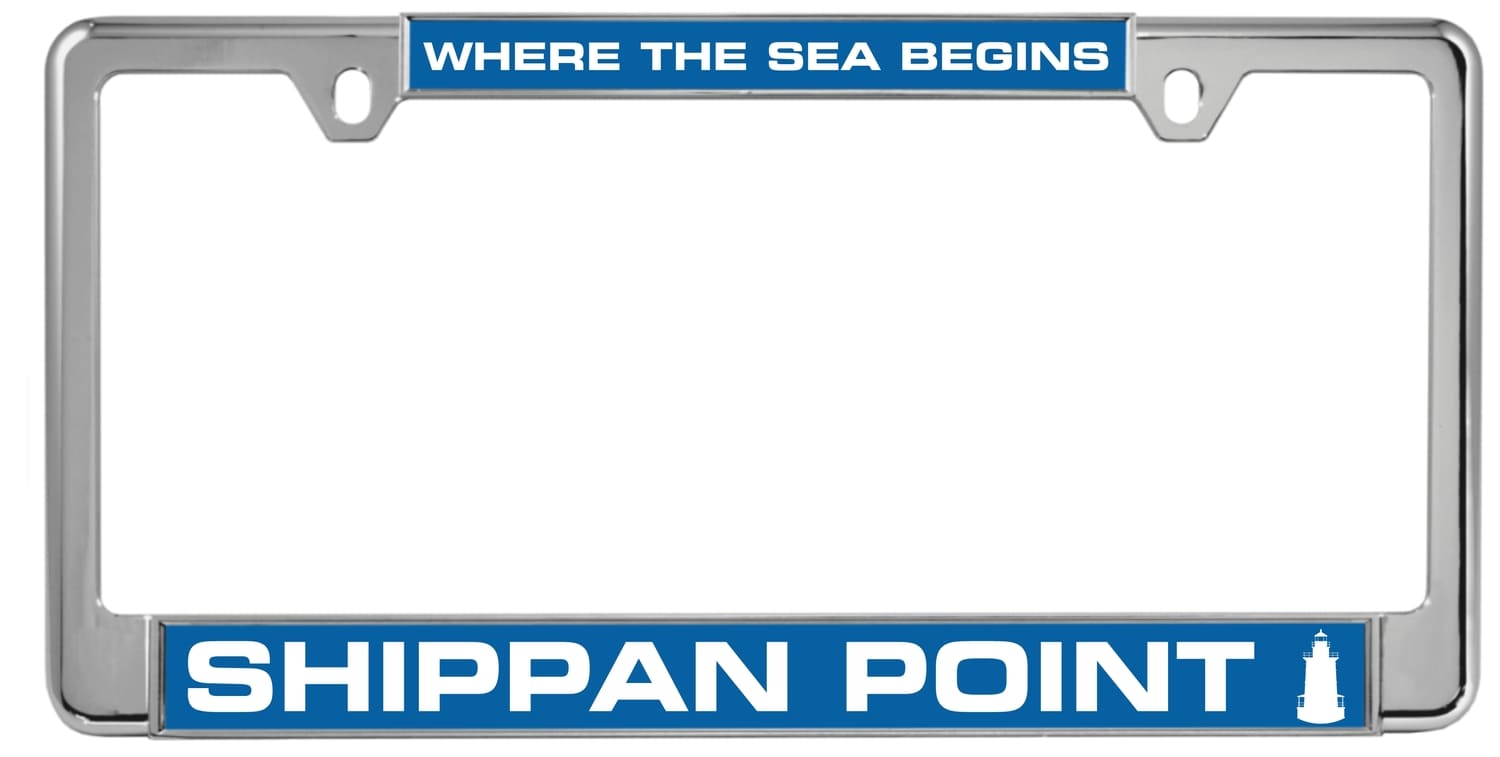 SHIPPAN POINT - Metal License Plate Frame